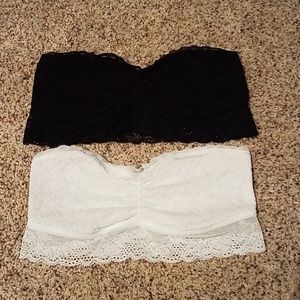 AERI brand kace bralette, strapless